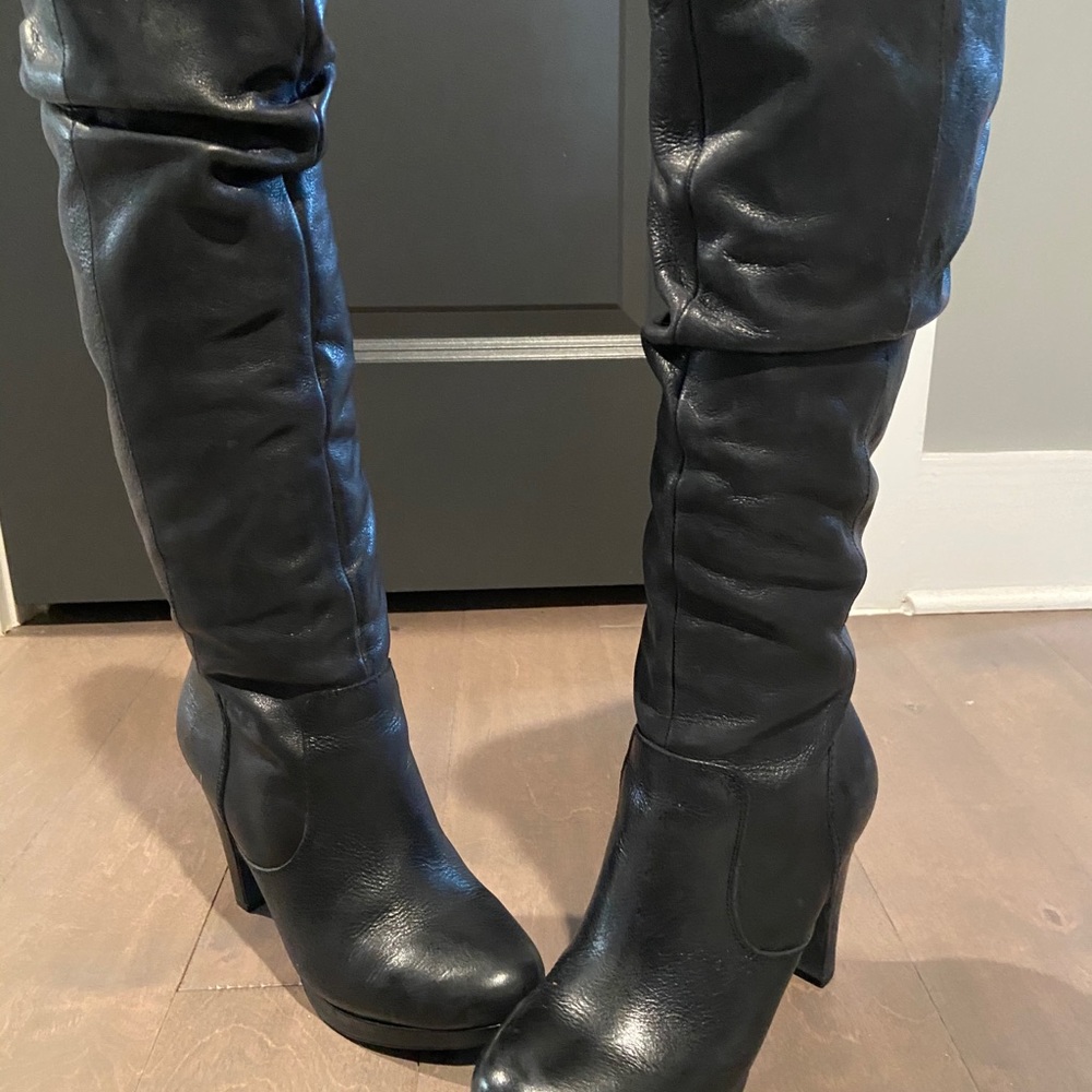 Jessica Simpson platform boots